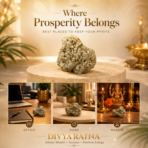 Natural Pyrite Cluster – Stone of Wealth, Confidence & Abundance
